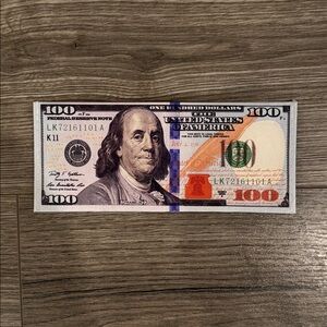 Brand New $100 Dollar Bill Benjamin Franklin Wallet